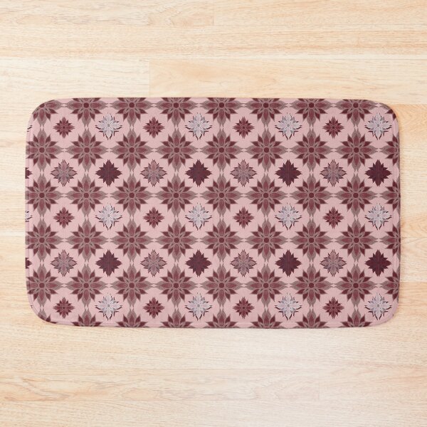 Item preview, Floral Mandalas pattern  pink brown designed and sold by LifeTU.