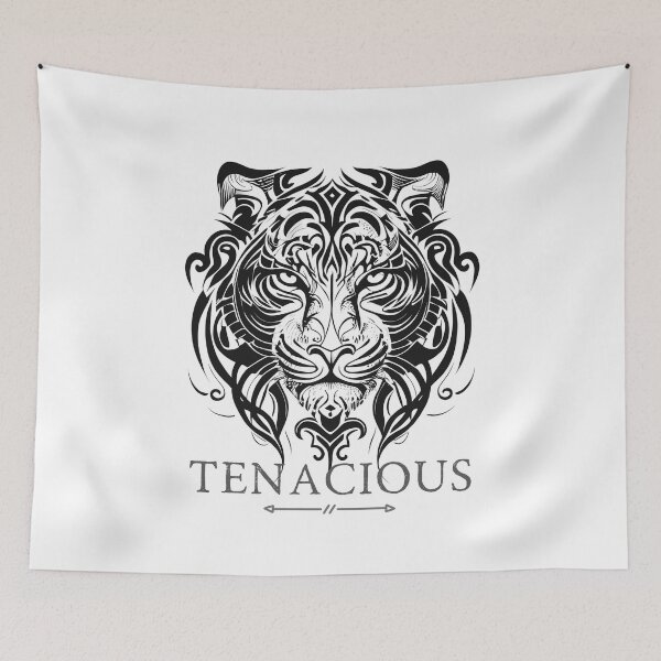 Item preview, Tenacious Tribal Tiger Spirit designed and sold by ShadowAndSlate.