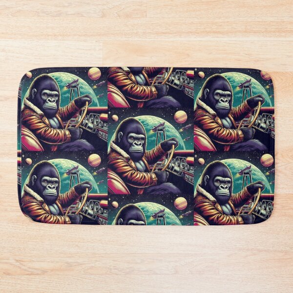 Item preview, The gorilla is driving a classic car. designed and sold by Dogandesighn.