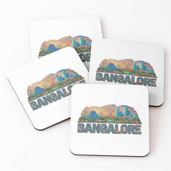 Item preview, Bangalore Future City Sticker – Tech, Coffee & Colorful Culture  Summer Reloaded: Ultra Gift Mode designed and sold by Imaginarium of Chaos falcon88 .