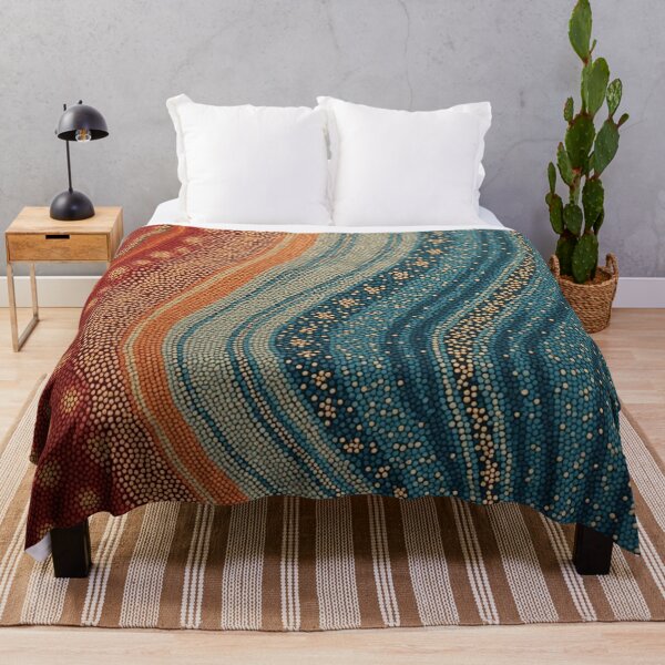 Item preview, Aboriginal Inspired Dot Art - Boiling Underwater Volcano designed and sold by GrinGalore.
