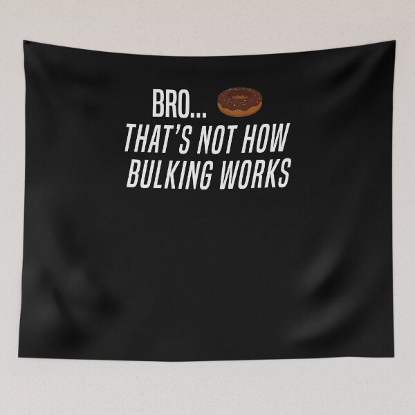 Item preview, Bro That’s Not How Bulking Works Funny Workout Joke T-Shirt designed and sold by LookTwice.