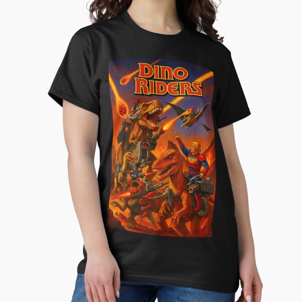 Item preview, Epic Dino Riders Toys Cartoon HD designed and sold by Retr0Tshirts.