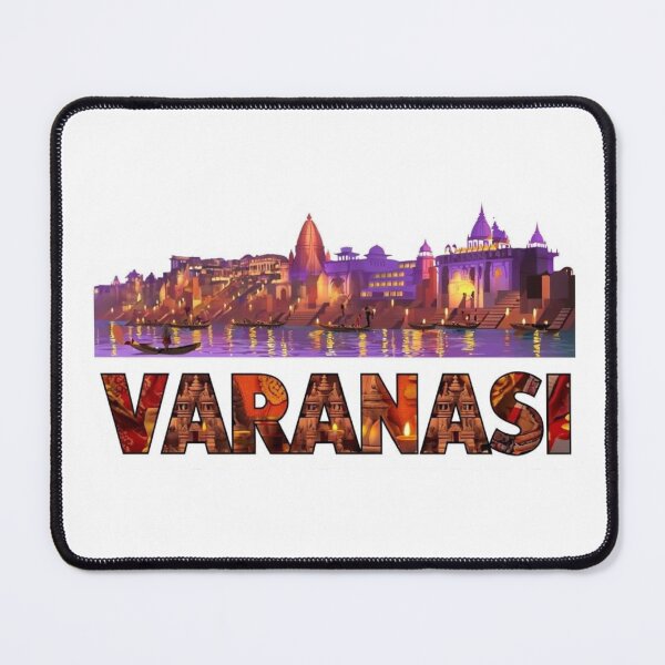 Item preview, Spiritual Varanasi Sticker – Temples, Ghats & Ganges Glow  Summer Reloaded: Ultra Gift Mode designed and sold by Imaginarium of Chaos falcon88 .