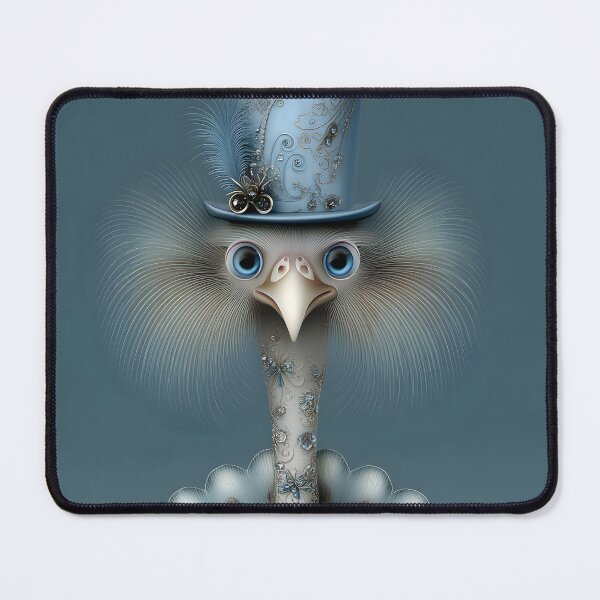 Item preview, Elegant Peacock in Stylish Attire with Blue Details designed and sold by Artessie.