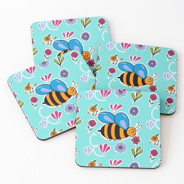 Item preview, Bee spring flowers designed and sold by LifeTU.
