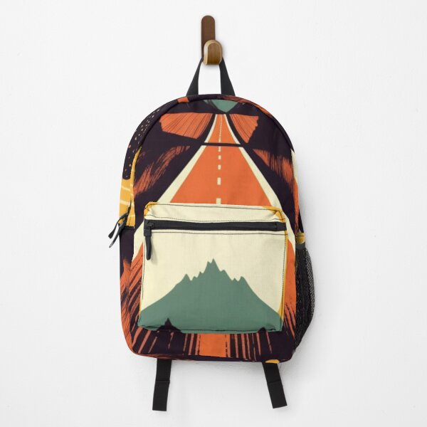 Item preview, Mountain Sunset Highway: Retro Adventure designed and sold by ShadowAndSlate.