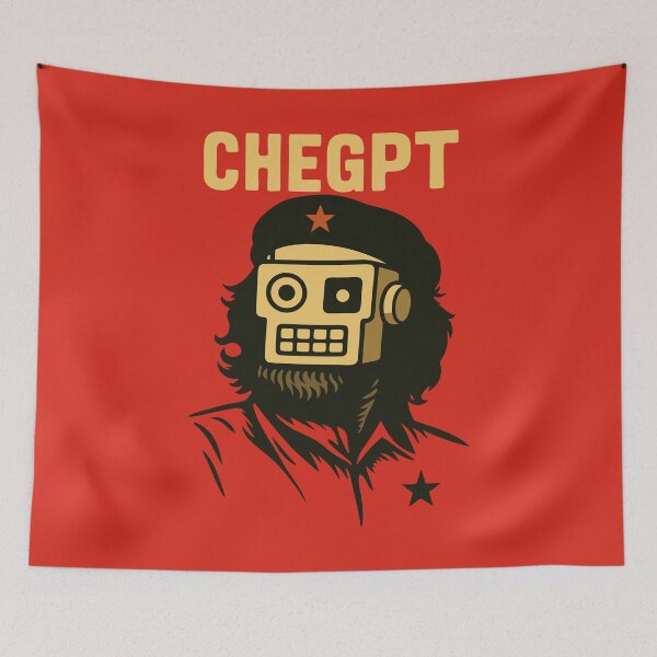 Item preview, CheGPT Robot Power to the Processors Digital Che designed and sold by Blok45.