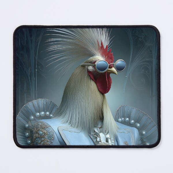 Item preview, Stylish Rooster in Elegant Suit with Flowers designed and sold by Artessie.