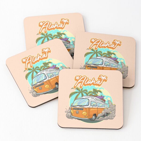 Item preview, Aloha Retro Surf Van designed and sold by rdxart.