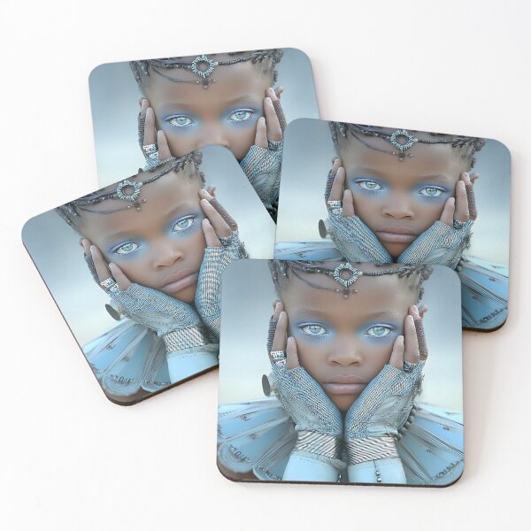 Item preview, Futuristic Portrait with Unique Ethereal Elements designed and sold by Artessie.