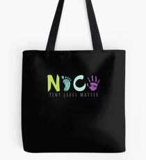 NICU Tiny Lives Matter Cute Neonatal Nurse T-Shirt Tote Bag