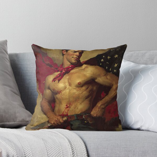 Item preview, Muscular Tin Warrior Posing In Vintage Pin-Up designed and sold by Piotrek0001.
