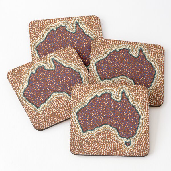 Item preview, Aboriginal Inspired Dot Art - Straya designed and sold by GrinGalore.