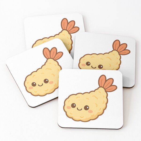 Item preview, Kawaii Tempura Shrimp – Crispy Ebi Friend designed and sold by NipponPop.