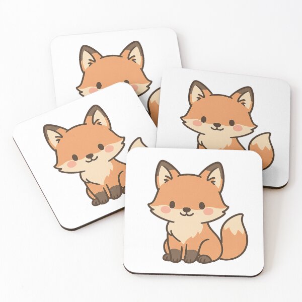 Item preview, Kawaii Hokkaido Red Fox – Ezo Kitsune Charm designed and sold by NipponPop.