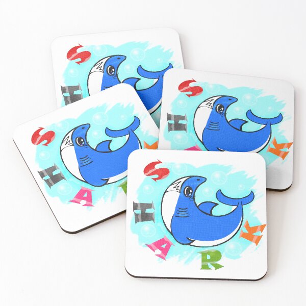 Item preview, Happy Shark  designed and sold by Shirley cute art .
