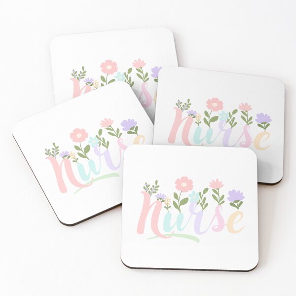 Item preview, Copy of Floral Nurse , Cute Nurse, Beautiful Floral Nurse Lettering Design designed and sold by anhelinaart.