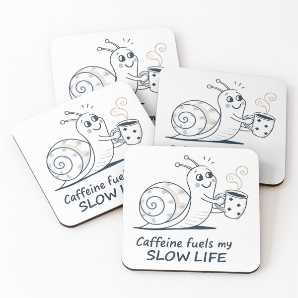 Item preview, Caffeine fuels my slow life designed and sold by likbatonboot.
