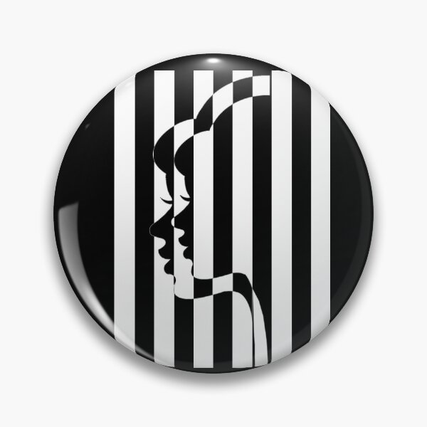 Item preview, Woman in Stripes Black and White designed and sold by TerenceLacey.