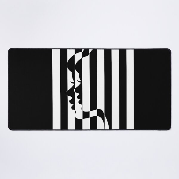 Item preview, Woman in Stripes Black and White designed and sold by TerenceLacey.