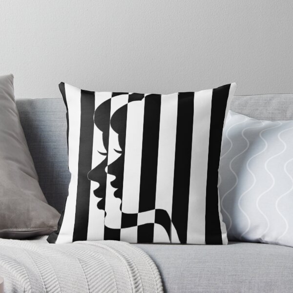 Item preview, Woman in Stripes Black and White designed and sold by TerenceLacey.