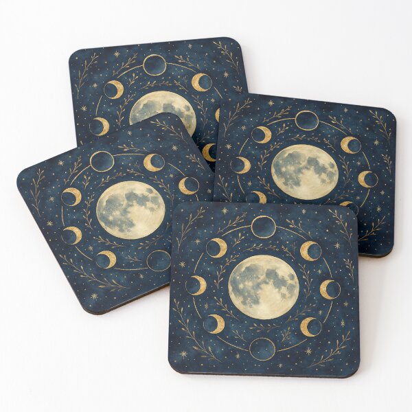 Item preview, Mystic Moon Phase Cycle - Celestial Lunar Art designed and sold by ArtStyleAlice.