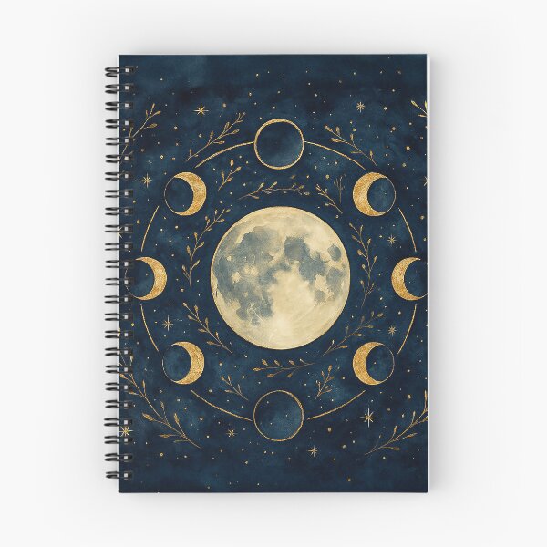 Item preview, Mystic Moon Phase Cycle - Celestial Lunar Art designed and sold by ArtStyleAlice.