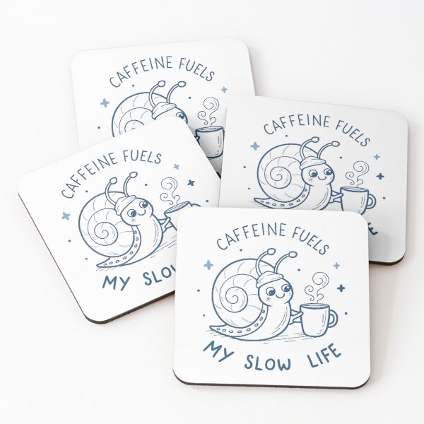 Item preview, Caffeine fuels my slow life designed and sold by likbatonboot.