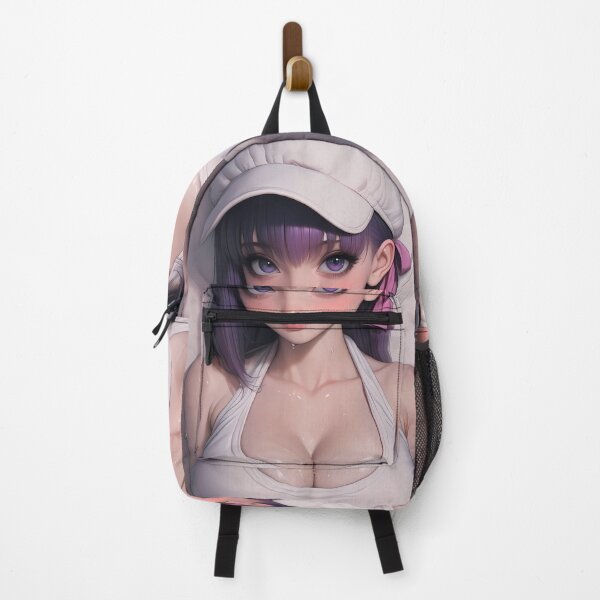 Item preview, Sakura Matou Fate Stay Night Anime Girl White Cap Soft Violet Eyes designed and sold by mugonneazh.
