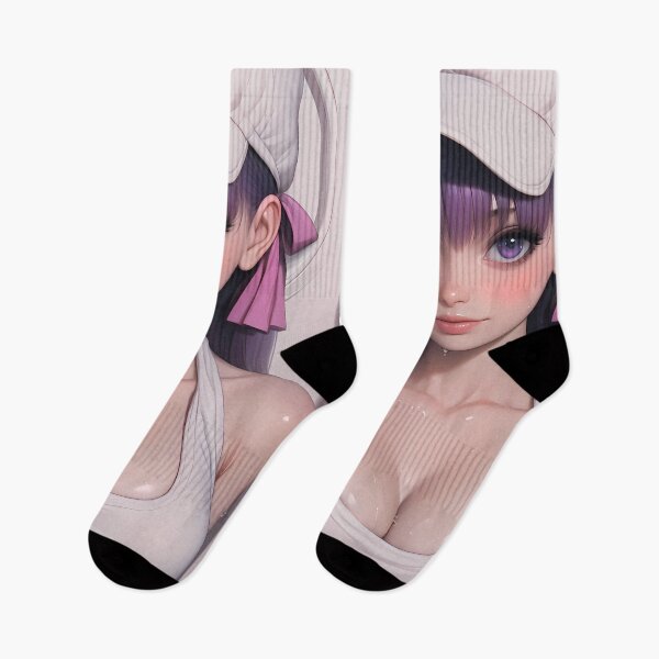 Item preview, Sakura Matou Fate Stay Night Anime Girl White Cap Soft Violet Eyes designed and sold by mugonneazh.