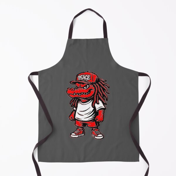 Item preview, Peaceful Street Gator with Dreadlocks and Peace Hat designed and sold by 4rpixs.