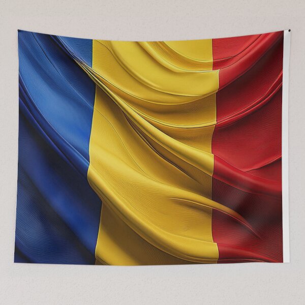 Item preview, The flag of Romania red yellow and blue designed and sold by Design your dreams.