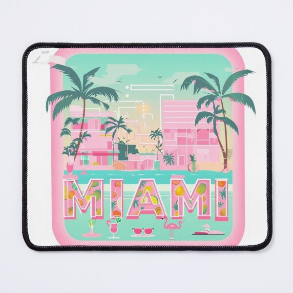Item preview, Miami Art Deco Sticker – Neon Glam 2025 Style designed and sold by Imaginarium of Chaos falcon88 .