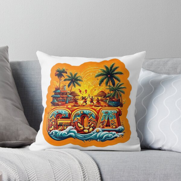 Item preview, Goa Sunset Sticker – Electric India 2025 Drop designed and sold by Imaginarium of Chaos falcon88 .