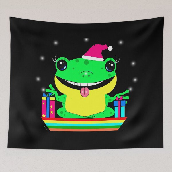 Item preview, Happy frog - Season's Greetings  designed and sold by Shirley cute art .
