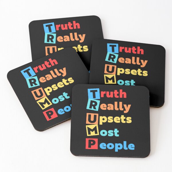Item preview, TRUMP Truth Really Upsets Most People designed and sold by fusedtees.