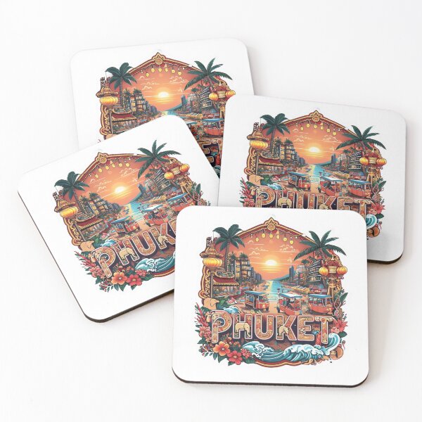Item preview, Phuket Lights Sticker – Thai Nights Energy 2025 designed and sold by Imaginarium of Chaos falcon88 .
