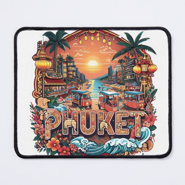 Item preview, Phuket Lights Sticker – Thai Nights Energy 2025 designed and sold by Imaginarium of Chaos falcon88 .