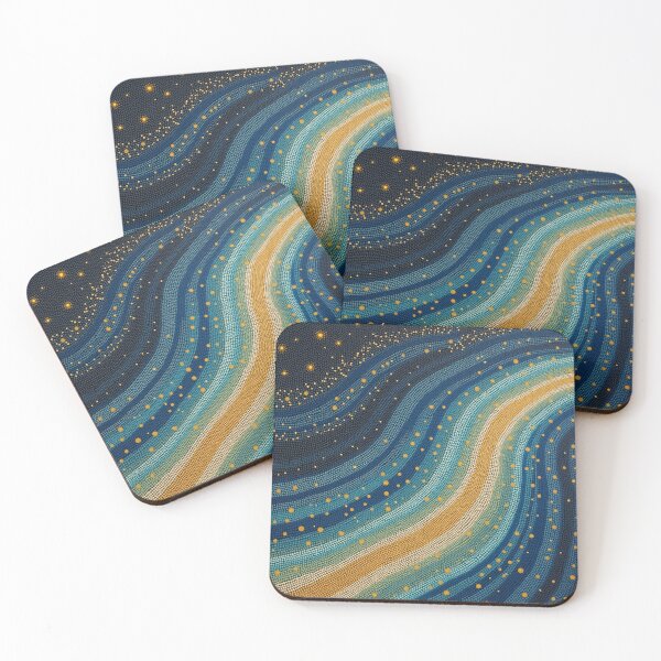 Item preview, Aboriginal Inspired Dot Art - Moon Pathway designed and sold by GrinGalore.