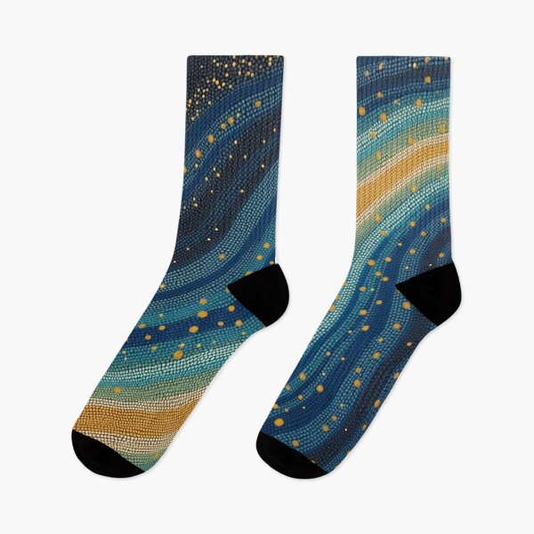 Item preview, Aboriginal Inspired Dot Art - Moon Pathway designed and sold by GrinGalore.
