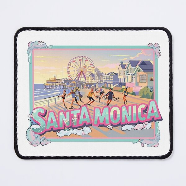 Item preview, Cali Coastline Sticker – Pier Vibes 2025 Glow designed and sold by Imaginarium of Chaos falcon88 .