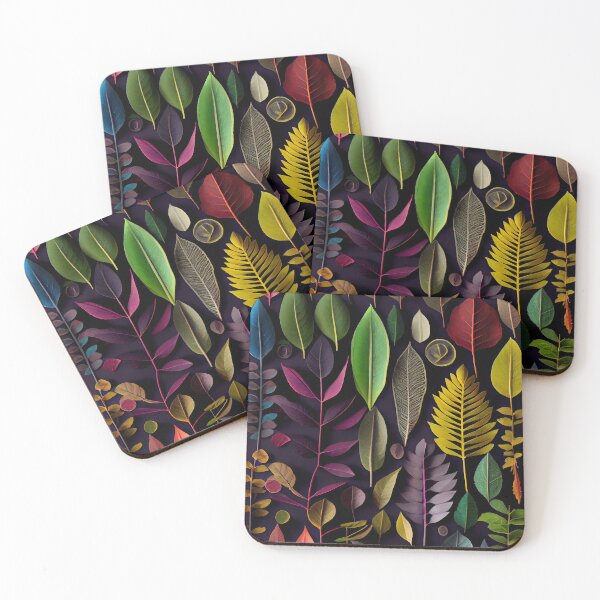 Item preview, Kaleidoscope Canopy: Colorful Leaf Medley designed and sold by ShadowAndSlate.