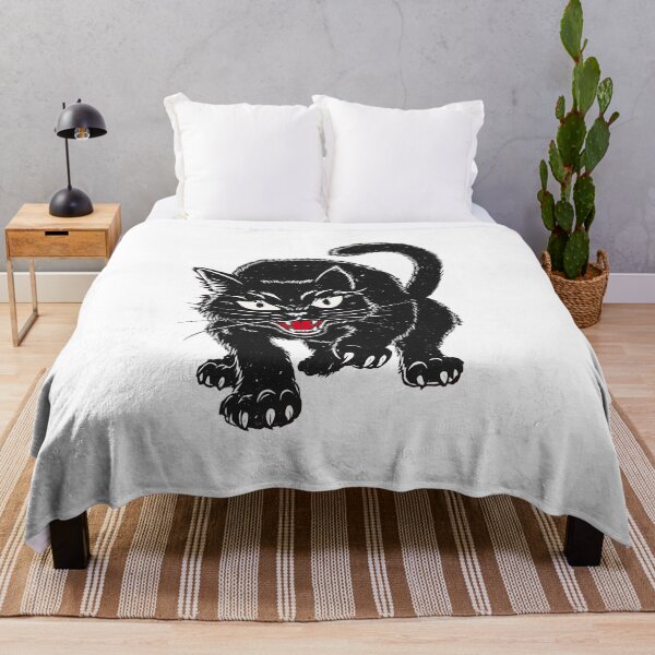 Item preview, Hissing Black Cat designed and sold by hamishby.