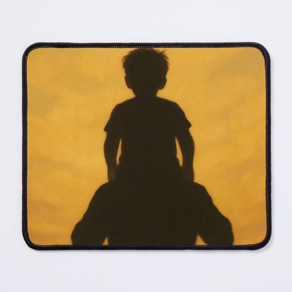 Item preview, Fatherly love at sunset - silhouette by the sea designed and sold by M-Masterpieces.