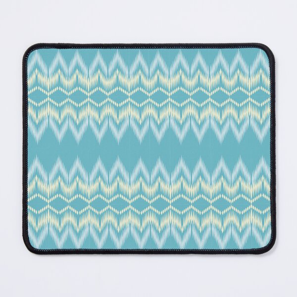 Item preview, Ikat Seamless Pattern  Geometric Blue Sky and Cream designed and sold by LifeTU.