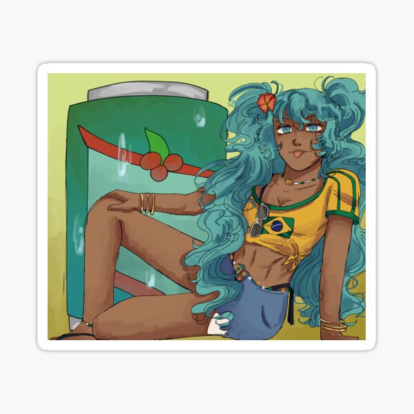 Item preview, Brazilian Miku  designed and sold by AbenaComics.