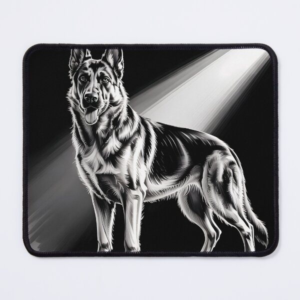 Item preview, Drawing with a wolf dog designed and sold by Marcu Ioachim.