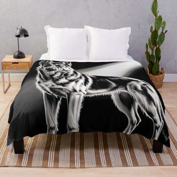Item preview, Drawing with a wolf dog designed and sold by Marcu Ioachim.