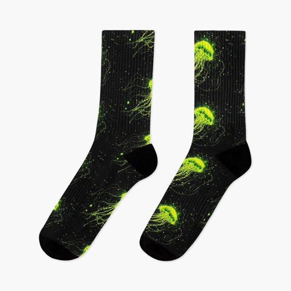 Item preview, The Neon Green Jellyfish designed and sold by SissiTer-Art.